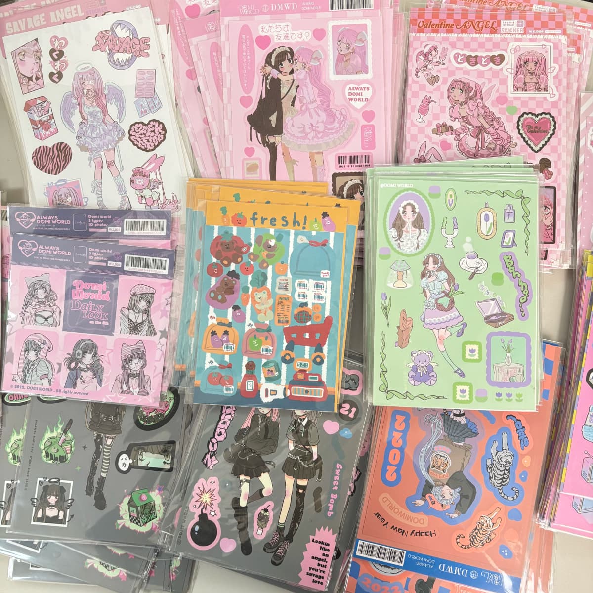 SKYSONIC BOBO Coral 1PC Decorative Stickers Sweet Girl Sub Korean DIY Sticker Journal Junk Agenda Stationery Suppliers