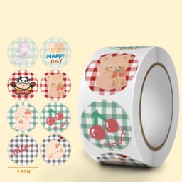 50-500pcs Cute Cartoon Animals Sticker For Kids Encourage Sealing Labels School Teacher Supplies Child Reward Sticker DIY Labels