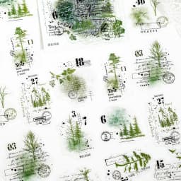 15pcs/lot Kawaii Scrapbook Stickers Veil of Shadows DIY Journaling Scrapbooking Supplies Decorative Stationery