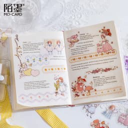 45pcs/lot Kawaii Stationery Stickers Ode to Joy Showa Diary Planner Decorative Mobile Stickers Scrapbooking DIY Craft Sticker