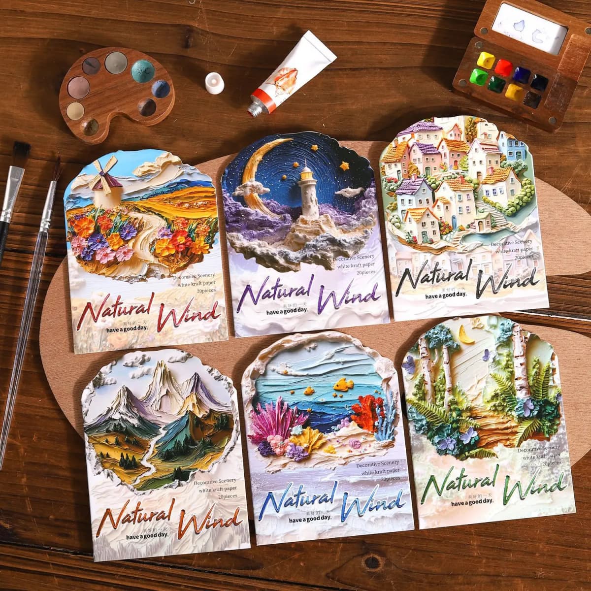 20pcs/lot Kawaii Stationery Stickers Listen to the natural wind Scrapbooking Album Junk Journal Happy Planner Stickers