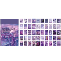 50 pcs Scrapbooking Stationery Stickers aesthetic INS Natural landscape Planner Diary Album collage material Sticker book