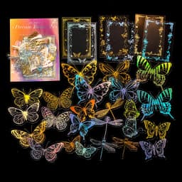 30pcs/lot Kawaii Scrapbook Stickers lace border Scrapbooking Supplies diary Planner Decorative Craft Stationery Sticker