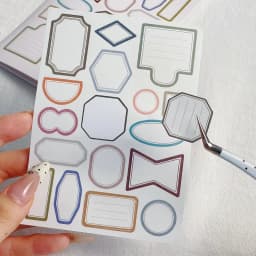 WAKAWAKA Minimalist Memo Pad Sticker Label Set Dialogue Bubble Writable Index Tabs Journal Scrapbook DIY Decoration Kit