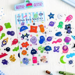 4pcs/lot Kawaii Stationery Stickers Cute Sticker Collection Scrapbooking Album Junk Journal Happy Planner Stickers