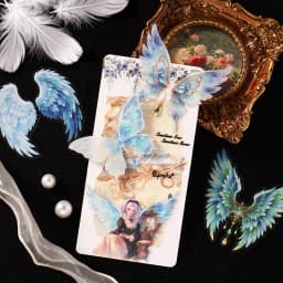 10pcs/1lot Kawaii Scrapbook Sticker Wings of the Dark Night Scrapbooking Supplies Planner Decorative Stationery Sticker