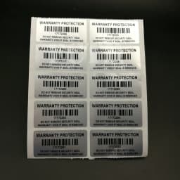 1000pcs Warranty Protection Sticker 1.57" x 0.79" ( 40mm x 20mm ) Security Seal Tamper Proof Warranty Void Label Stickers