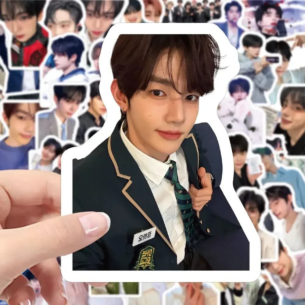 102pcs ZEROBASEONE Stickers YUJIN GYUVIN Fan Collection Gift RICKY JIWOONG TAERAE MATTHEW Fashion Photo Waterproof Stickers