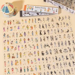 30pcs/lot Kawaii Stationery Stickers The vast sea of people Collection DIY Junk Journal Paper Planner Decorative stickers
