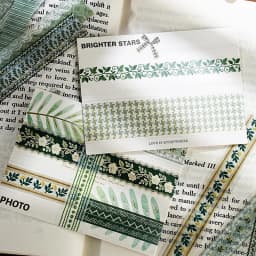 Mr.Paper 30Pcs/Pack Handcrafted Lace Trim Series Vintage Lace & Floral PET Sticker Pack for Journal Scrapbook DIY Decor