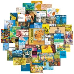 10/30/50PCS Vintage Oil Painting Sticker Aesthetic PVC Stationery Sketchbook Sticky Diary Scrapbook Supplies