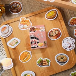 45 Pcs/box Strawberry Cheese Delicacy Food Journal Decorative Stationery Stickers Scrapbooking DIY Diary Album Stick Lable