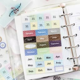TIANZI 30sheets Cartoon Die Cut Stickers Book Japanese Stationery for Scrapbooking Handmade Diary Decorative Supplies