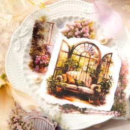 10pcs/1lot Kawaii Scrapbook Sticker corner of the garden Scrapbooking Supplies Planner Decorative Craft Stationery Sticker
