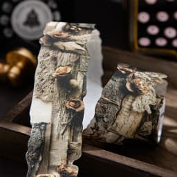 Journal GO 4x200cm Retro Lace Tape Stickers Burned Style Vintage Lace Masking Tape for Card Journaling Scrapbooking