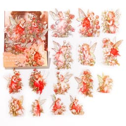 30pcs/pack PET Elf Stickers Aesthetics Stationery DIY Scrapbooking Materials Collage Junk Journal Decor Stickers