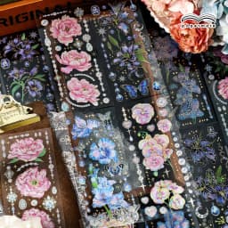 3pcs Kawaii Stationery Stickers Secret Garden Diary Planner Decorative Mobile Stickers Scrapbooking DIY Craft Stickers