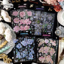 3pcs Kawaii Stationery Stickers Secret Garden Diary Planner Decorative Mobile Stickers Scrapbooking DIY Craft Stickers