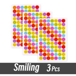 4200 Sheet Heart/Circle/Stars Reward Sign Stickers Pack DIY Skateboard Suitcase Stationery Decals Decor Phone Laptop Gift Toys