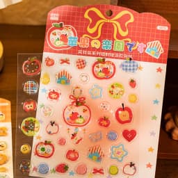 Laser Silver Resin Drop Sticker Sheet Planner Decor Sticker Journal Collage Card Frame Phone Case Mug Card Holder, Mr. Paper