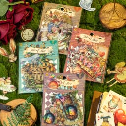 30pcs/lot Kawaii Stationery Stickers Nostalgia letterhead Diary Planner Decorative Sticker Scrapbooking Journal DIY Craft