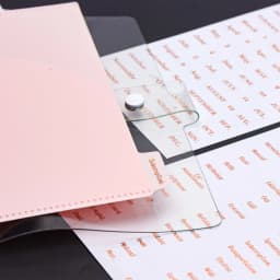 Hot Stamping English Calendar Sticker Budget Month Transparent PET Sticker Index Ear Label Sticker