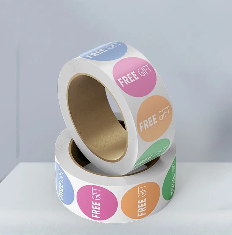 100-500pcs Colorful Gift Stickers Round Thank You Stickers for Small Business Supplies Cute Stationery Stickers