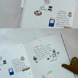 Korean Import Suatelier Cafe Blue Desserts Stickers Scrapbooking DIY Journaling Diary Stationery Sticker School Supplies