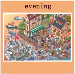 Kawaii 3D Small Town Life Miniature Scene Stickers DIY Scrapbooking Stacking Paste Game Stickers Children's Festival Gifts