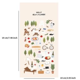 Korean Import Suatelier In the Garden Forest Picnic Paper Stickers Scrapbooking Diy Journal Sticker Sheet Cute Deco Stationery