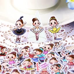 39pcs Creative Kawaii Self-made Ballet Girl Stickers/ Beautiful Stickers /decorative Sticker /DIY Craft Photo Albums