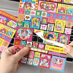 1 Sheet Rainbow Dream Series Kawaii Decorative Sticker Creative Collage DIY Diary Scrapbook Handmade Material Stationery Sticker
