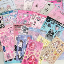 Sharkbang New Arrival 1/4/6/8pcs BOBO Scrapbook Stickers Korean Decor Lable Journal Album Stationery Kawaii Sticker Suppliers