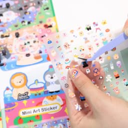 Korean Import NEKONI Mini Sweet Animals Cartoon Art Stickers Scrapbooking Diy Journaling Stationery School Nail Stickers