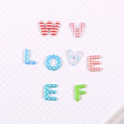 4 pcs Cartoon Animal English Letters Puffy 3D Stickers Adhesive Sticker DIY Scrapbooking Cute Stationery School Office Supplies