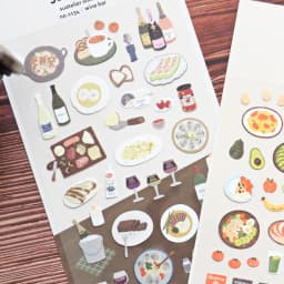 Korean Import Brand Suatelier Wine Bar Paper Stickers Cute Scrapbooking Diy Journaling Diary Stationery Sticker Decor