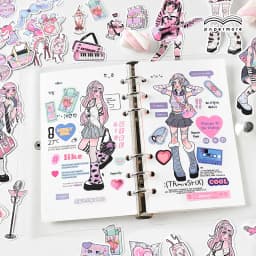 20pcs/lot Kawaii Scrapbook Stickers Girls Rhapsody Scrapbooking Supplies diary Planner Decorative Craft Stationery Sticker