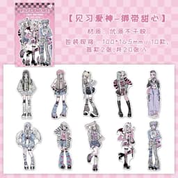 20pcs/lot Kawaii Scrapbook Stickers Girls Rhapsody Scrapbooking Supplies diary Planner Decorative Craft Stationery Sticker