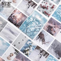 46pcs Autumn Flower Stickers Set for DIY Scrapbooking Diary Planner Creative Handmade Craft Supplies for Album Decoration