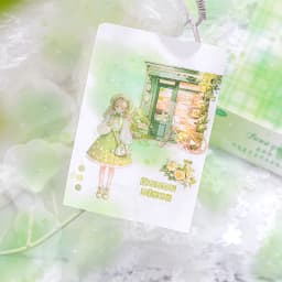 Yoofun 20pcs/lot Watercolor Landscaping Material Collage PET Sticker Floating Stars and Moon Creative DIY Journal Stickers