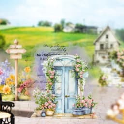 10pcs/lot Kawaii Stationery Stickers Idyllic Chapter Diary Planner Decorative Sticker Scrapbooking Journal DIY Craft