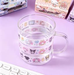 Sanrio Kuromi Character and Paper Tape Set - Cute Decorative Stickers, Suitable for Stationery and DIY Crafting.