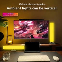 Smart Tuya RGB Gaming Atmosphere Light WIFI TV Game Computer Desktop Decor Desk Lamp App Remote Control Car Music Rhythm Light