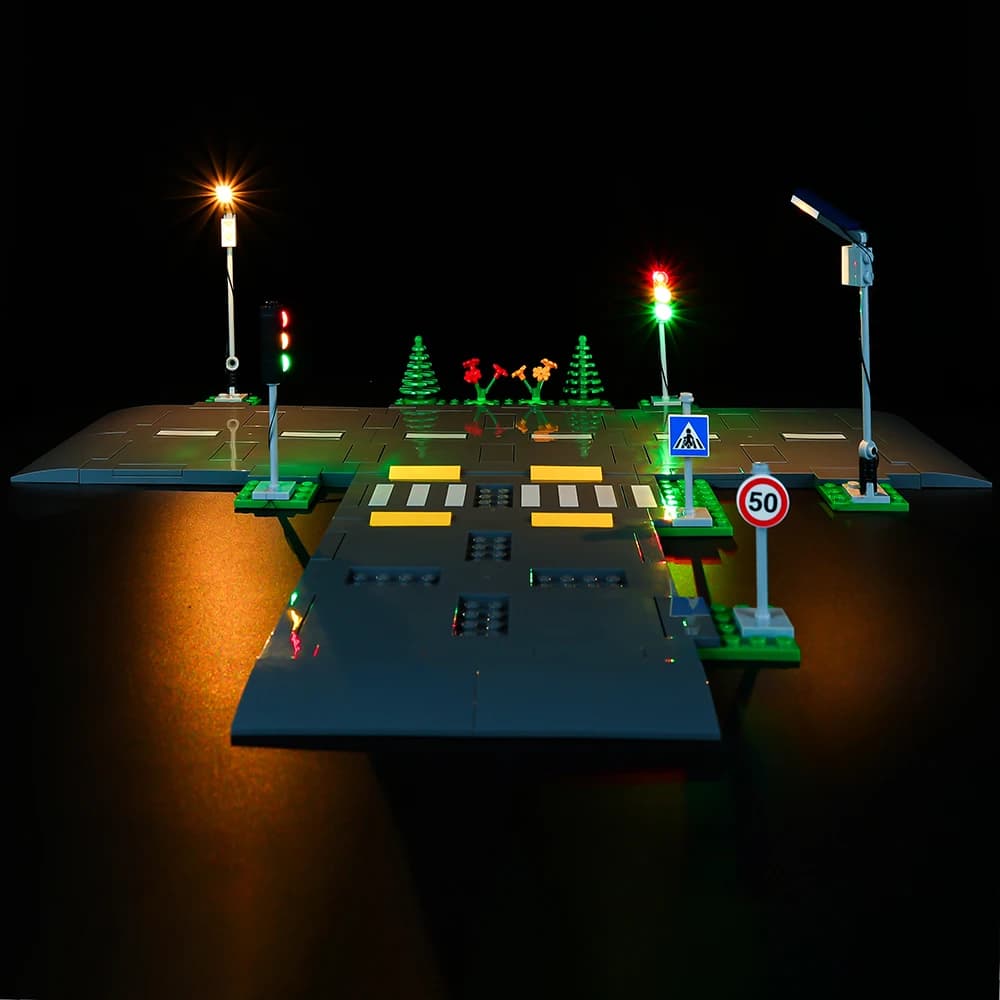 Led Light Kit Building Blocks City Road Plates For LEGO 60304 (Only Light Kit Included)