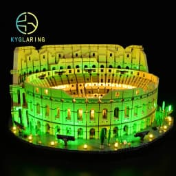 Kyglaring Led Light Kit Building Blocks Largest Ever Lego Set For LEGO 10276 Colosseum (Only Light Kit Included)