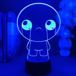 Hot Game The Binding of Isaac Rebirth 3D LED Night Light Indoor Bedroom Decoration Birthday Gift for Friend Isaac Neon Lava Lamp