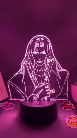 Game Castlevania Figure Alucard Colorful Two Tone Acrylic Nightlights Bedroom Decor Birthday Gift For Kids 3D LED Neon Lava Lamp