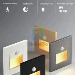 Motion Sensor Light AC110V-240V Infrared Human Body Induction Night Footlight LED PIR Sensor Stairway Corridor Foyer Lighting