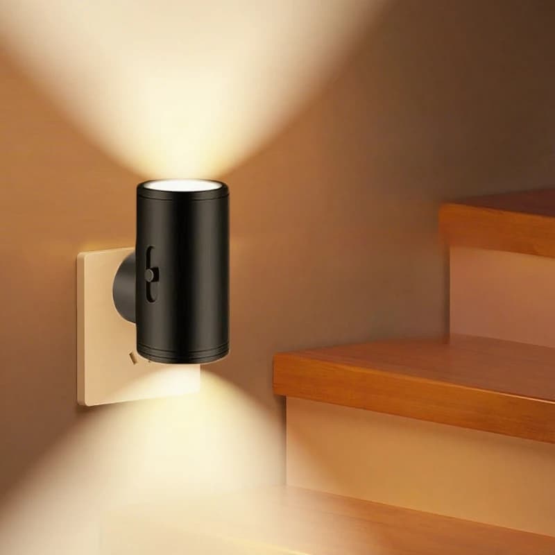 Night Lights Plug Into Wall Dimmable LED Night Lamp Automatic Bedside Lamp with Auto Light Sensor for Bathroom Hallway Decor
