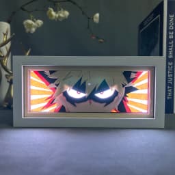 My Hero Academia Katsuki Bakugo Anime Lightbox Decor For Room Night Lamp Manga Gadget Personalized Gift Paper Cut Shadow Box